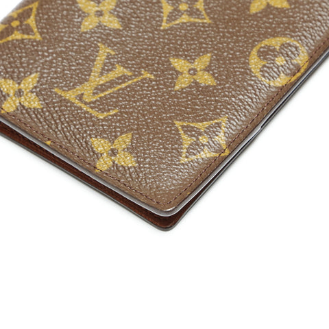LOUIS VUITTON 2002 Monogram Couverture Passport Case Other accessories Brown WS23861