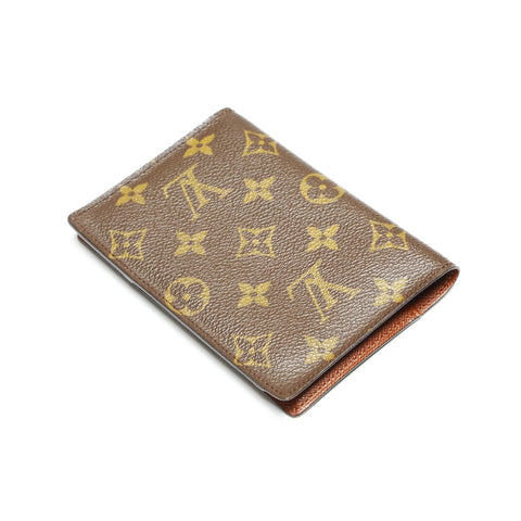 LOUIS VUITTON 2002 Monogram Couverture Passport Case Other accessories Brown WS23861