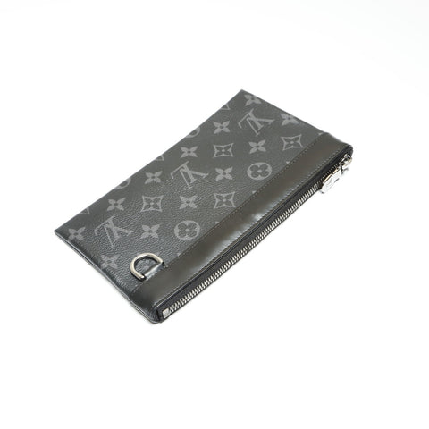 LOUIS VUITTON 2020 Monogram Eclipse Pochette Discovery PM Pouch black WS23862