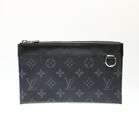 LOUIS VUITTON 2020 Monogram Eclipse Pochette Discovery PM Pouch black WS23862