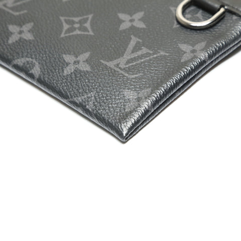 LOUIS VUITTON 2020 Monogram Eclipse Pochette Discovery PM Pouch black WS23862