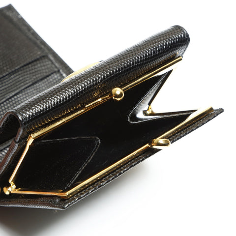 Salvatore Ferragamo Vara Compact Wallet Tri-fold wallet black WS23864