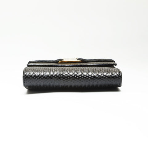 Salvatore Ferragamo Vara Compact Wallet Tri-fold wallet black WS23864