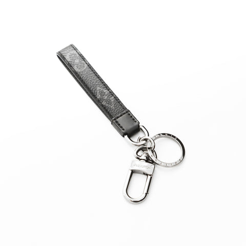 LOUIS VUITTON 2020 Porte Cles Dragonne key ring black WS23865