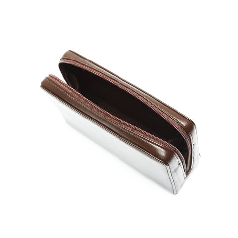 LOEWE Lambskin Anagram Pouch Brown WS23867