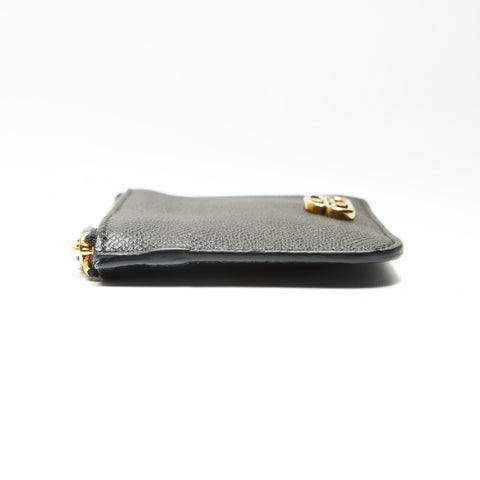 BALENCIAGA BB KEY Leather with Key Ring Coin case black WS23868