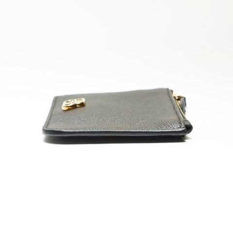 BALENCIAGA BB KEY Leder mit Schlüsselring Münzetui Leder schwarz WS23868