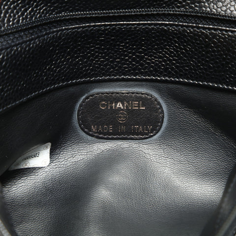 CHANEL No. 5 1997-1999 Caviar COCO Mark Pouch black WS23869