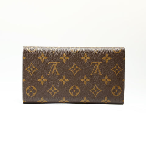 LOUIS VUITTON 2002 Monogram Porte Tresor International Purse Brown WS23870