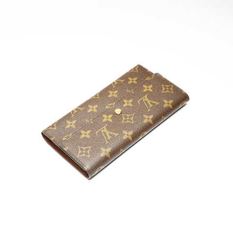LOUIS VUITTON 2002 Monogram Porte Tresor International Purse Brown WS23870