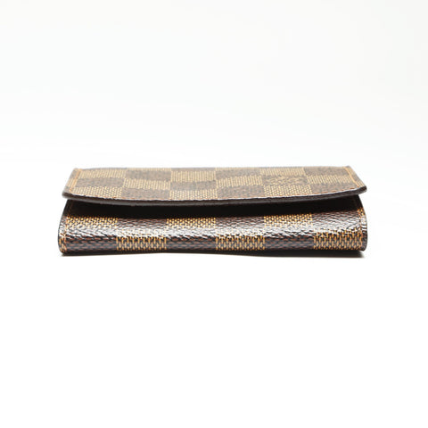 LOUIS VUITTON 2006 Damier Envelope Carte de Visite Card Case Brown WS23871