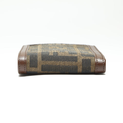 FENDI Zucca canvas Bifold Wallet Brown WS23874