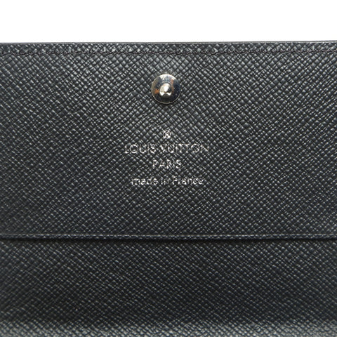 LOUIS VUITTON 2020 Damier Envelope Carte de Visite Card Case black WS23876