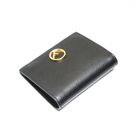 FENDI Leather F is Bifold Wallet black WS23878
