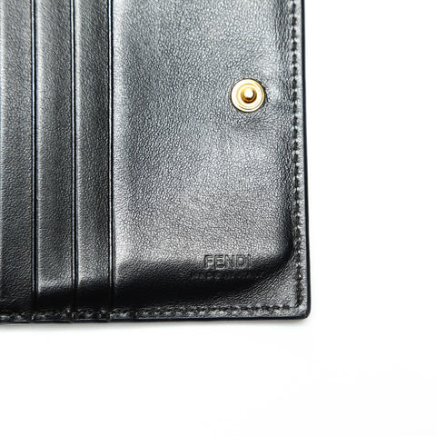 FENDI Leather F is Bifold Wallet black WS23878