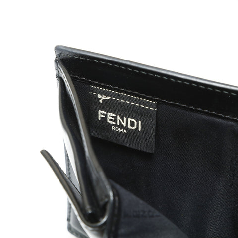 FENDI Leather F is Bifold Wallet black WS23878