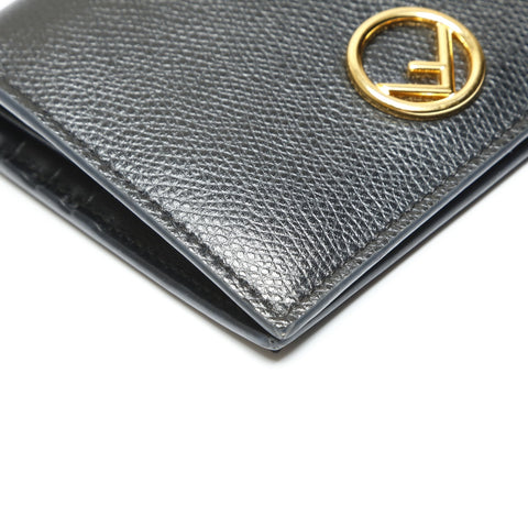FENDI Leather F is Bifold Wallet black WS23878
