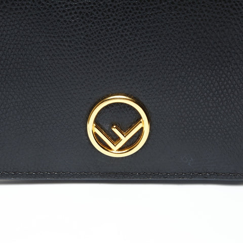 FENDI Leather F is Bifold Wallet black WS23878