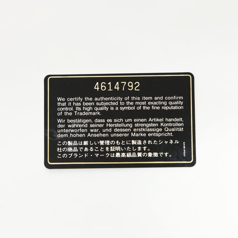 CHANEL No. 4 1996-1997 Caviar Skin COCO Mark Notebook Cover Other accessories black WS23879