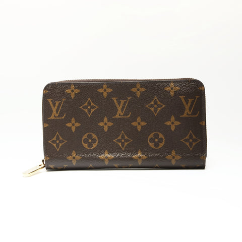 LOUIS VUITTON 2022-2025 Monogram Zippy Wallet Purse Brown WS23881