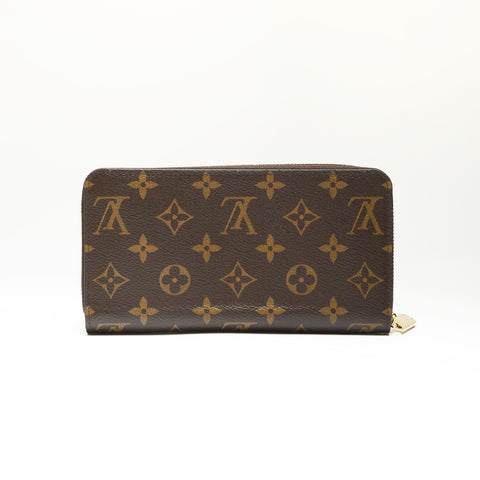 LOUIS VUITTON 2022-2025 Monogram Zippy Wallet Purse Brown WS23881