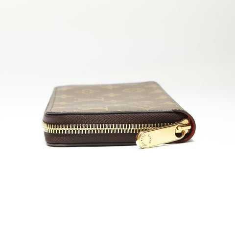 LOUIS VUITTON 2022-2025 Monogram Zippy Wallet Purse Brown WS23881