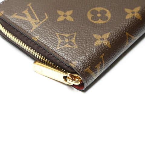 LOUIS VUITTON 2022-2025 Monogram Zippy Wallet Purse Brown WS23881