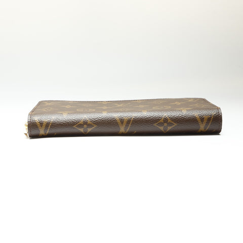 LOUIS VUITTON 2022-2025 Monogram Zippy Wallet Purse Brown WS23881