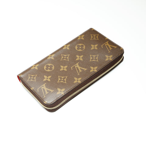 LOUIS VUITTON 2022-2025 Monogram Zippy Wallet Purse Brown WS23881