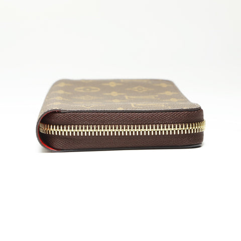 LOUIS VUITTON 2022-2025 Monogram Zippy Wallet Purse Brown WS23882