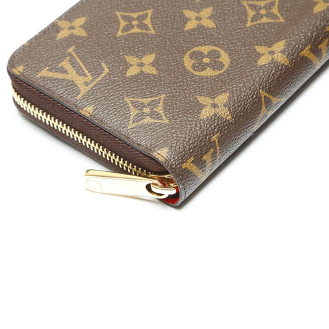LOUIS VUITTON 2022-2025 Monogram Zippy Wallet Purse Brown WS23882