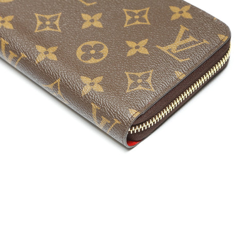 LOUIS VUITTON 2022-2025 Monogram Zippy Wallet Purse Brown WS23882