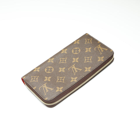 LOUIS VUITTON 2022-2025 Monogram Zippy Wallet Purse Brown WS23882