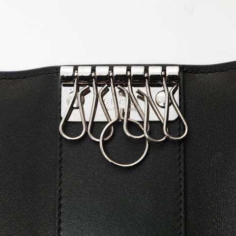 GUCCI GG embossed leather Key holder  black WS23884