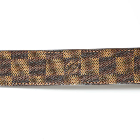 LOUIS VUITTON 2010 Damier Centurion Inventour 90/36 belt Brown WS23892