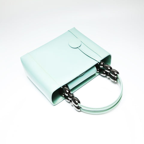 Christian Dior Maris Pearl PVC Handbag green WS23897