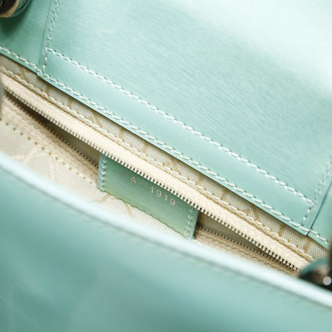 Christian Dior Maris Pearl PVC Handbag green WS23897