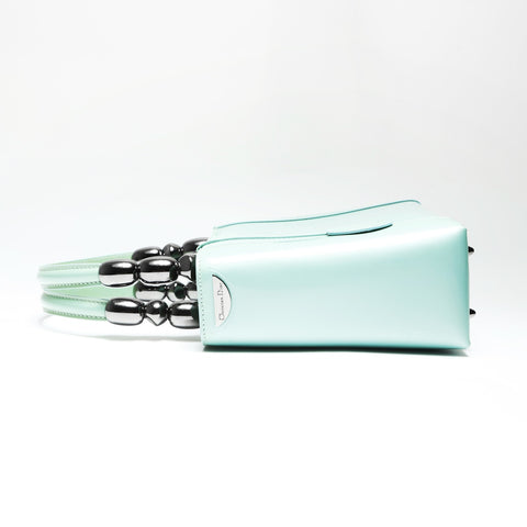 Christian Dior Maris Pearl PVC Handbag green WS23897