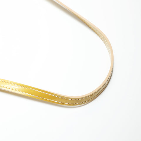 LOUIS VUITTON Vernis Alma BB Handbag yellow WS23898