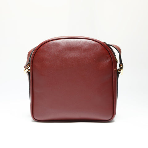 CARTIER Leather camera bag Must Do Shoulder Bag Red WS23899