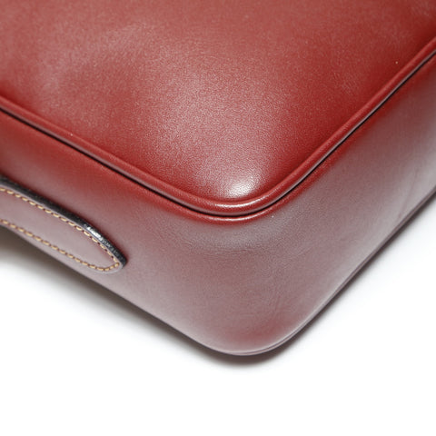 CARTIER Leather camera bag Must Do Shoulder Bag Red WS23899