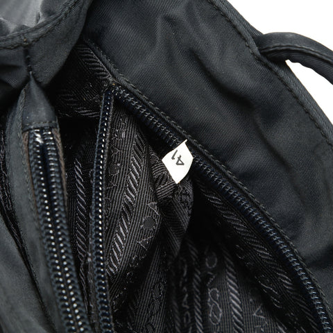 PRADA Nylon Handbag black WS23900