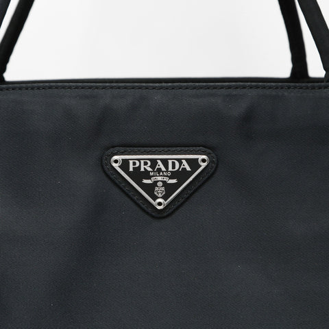 PRADA Nylon Handbag black WS23900