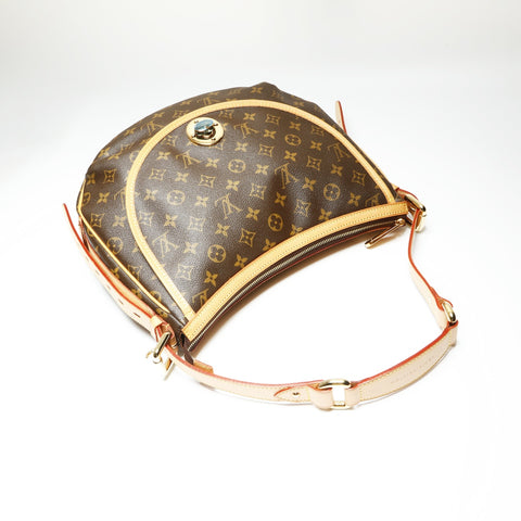 LOUIS VUITTON 2008 Monogram Tolum GM Shoulder Bag Brown WS23901