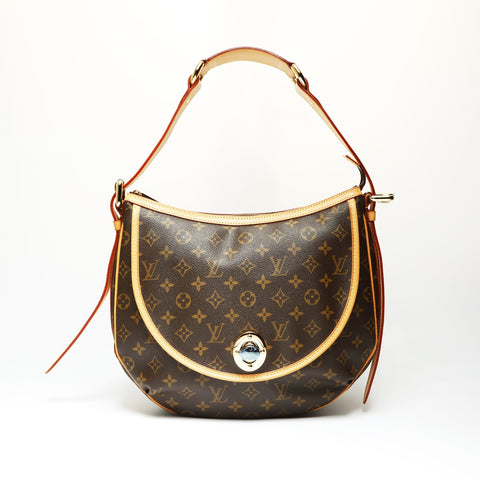 LOUIS VUITTON 2008 Monogram Tolum GM Shoulder Bag Brown WS23901