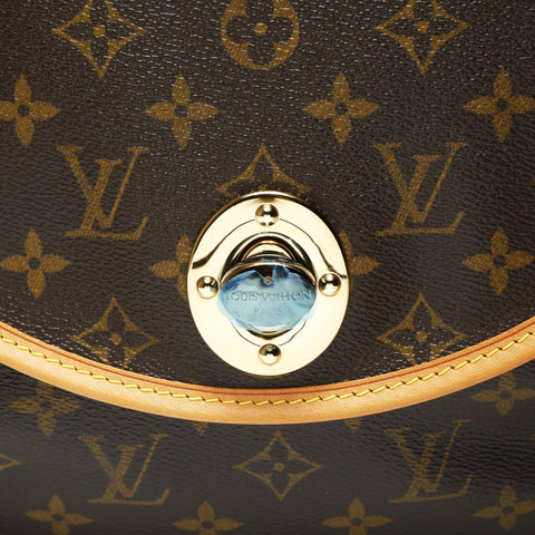 LOUIS VUITTON 2008 Monogram Tolum GM Shoulder Bag Brown WS23901