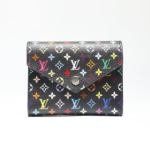 LOUIS VUITTON 2022-2025 Monogram LV x TM Portefeuille Victorine Tri-fold wallet multicolor WS23904