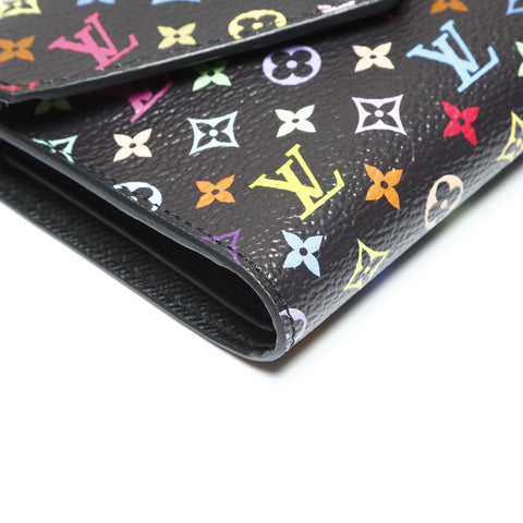 LOUIS VUITTON 2022-2025 Monogram LV x TM Portefeuille Victorine Tri-fold wallet multicolor WS23904