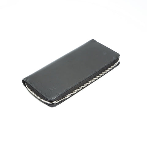 LOUIS VUITTON 2020 Epi Zippy Wallet Vertical Purse black WS23905