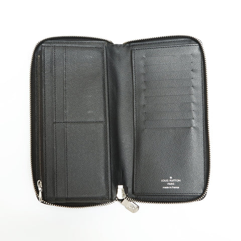 LOUIS VUITTON 2020 Epi Zippy Wallet Vertical Purse black WS23905